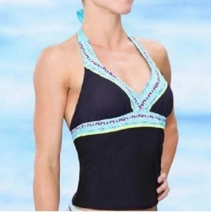 Athleta 2 Piece Tide Tankini Sz 34D/32DD